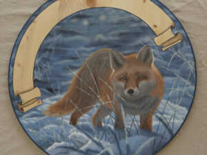 "Fuchs im Schneefeld"